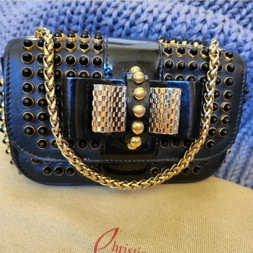 Christian Louboutin Mini Spiked Sweet Charity Crossbody Bag
